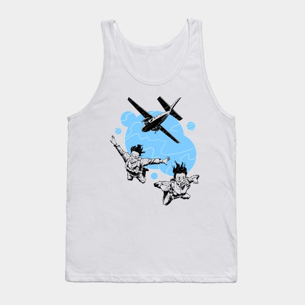 Jump from an airplane Tank Top by vanpaul54